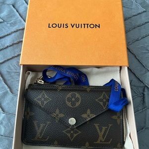 Authentic recto verso card holder